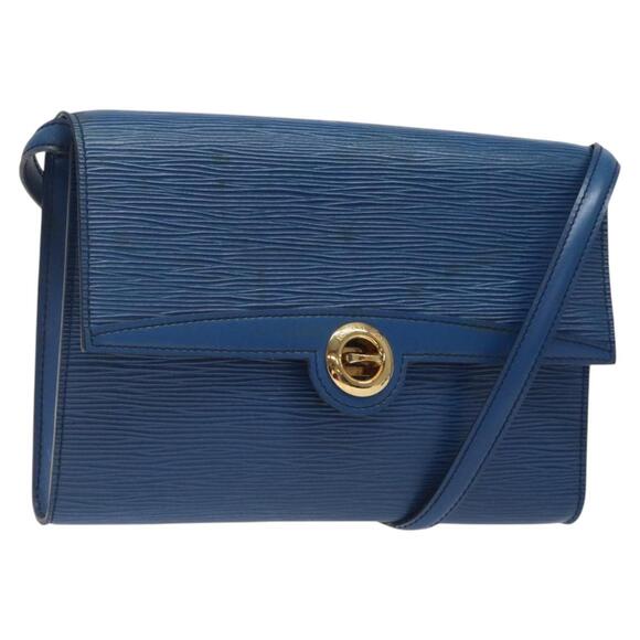 LOUIS VUITTON Epi Pochette Arche Shoulder Bag Blue M52575 - Picture 1 of 12